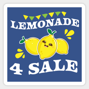 Lemonade For Sale - Cute Lemonade Stand Lemon Summer Magnet